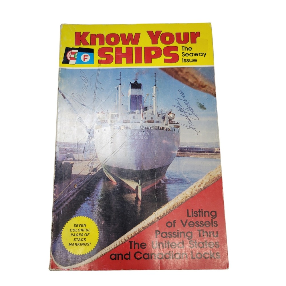 Know Your Ships 1985 The Seaway Issue 26th Edition Thomas Manse Great Lakes